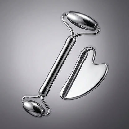Facial Roller + Gua Sha Set